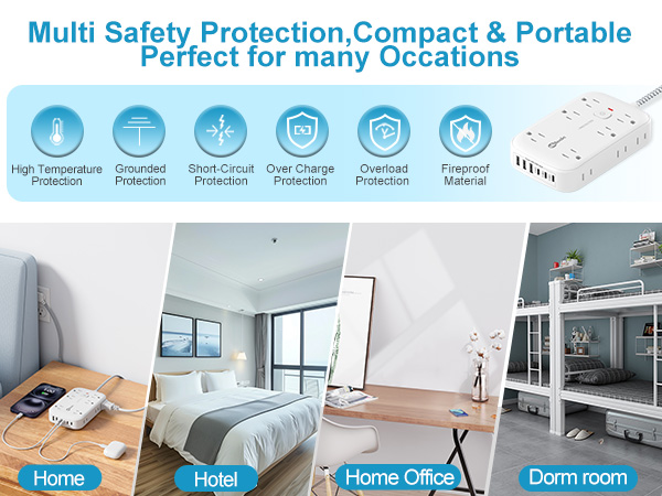 extension cord with usb c ports