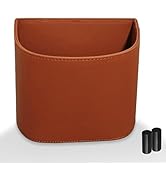 COZILO Leather Car Trash Can – Leakproof & Easy-to-Clean Car Trash Bin for Luxury Cars, SUVs & Tr...