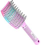 Hair Brush, Curved Vented Brush Faster Blow Drying, Paddle Detangling Hair Brushes for Women Men,...