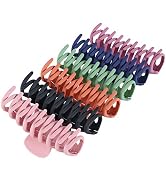 6 PCS Hair Claw Clips for Women, Strong Hold Matte Hair Claw Clips for Thick Hair, Fashion Hair S...