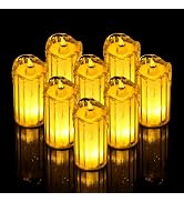 LED Candles,Tea Lights Candles Battery Operated, Flameless Electric Faker Votive Tealight Candles...