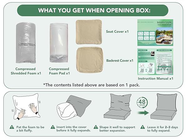 replacement cushions for outdoors
