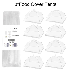 8 pack food covers tent