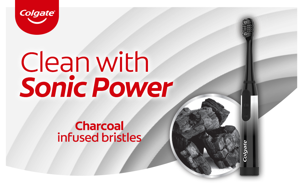 Colgate 360 Sonic Powered Toothbrush Charcoal