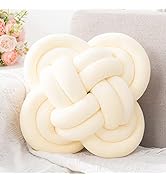 Xiashrk Knot Pillow Ball Xmas, Decoration Floor Pillow Cushion with Soft Plush, Knotted Throw Pil...