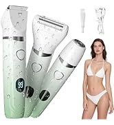 Fanovae 3-in-1 Bikini Trimmer for Women – Electric Razor for Women, Electric Body Hair Trimmer, I...
