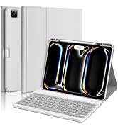 aMZCaSE for iPad Pro 13 inch Case with Keyboard (M4, 2024), iPad Pro 13 Keyboard with Magnetic De...