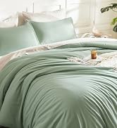 Litanika Twin XL Comforter Set Sage Green, 2 Pieces Extra Long Dorm Bedding Sets, Soft Down Alter...