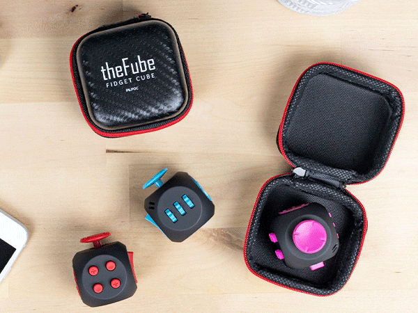 Pilpoc 6-sided fidget cube for kids: Ultimate fidget clicker, glide, flip,, roll, spin.
