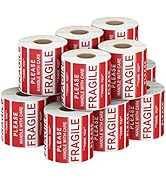 Anylabel 3 x 2 inch Handle with Care Fragile Thank You Warning Packing Shipping Label Stickers Pe...