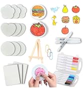 LEIAIRUI Magic Puffy Paint, 3D Magic Foam Texture Painting kit, DIY Popcorn Bubble Drawing Pens W...