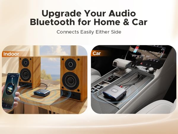 rca bluetooth audio receiver adapter for home stereo speakers 3.5mm Bluetooth car audio adapter