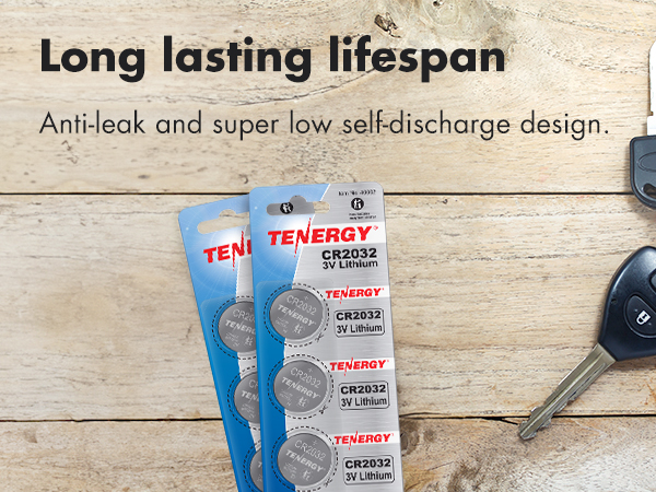 Long lasting life span with anti-leak and super low self-discharge