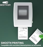 4”x6” Thermal Labels Shipping Labels, BESTIKER 4”x6” Direct Thermal Labels 4 Rolls, Compatible Ze...