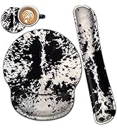 Ergonomic Mouse Pad Wrist Support and Memory Foam Keyboard Wrist Rest Set, for Gaming Computer Of...