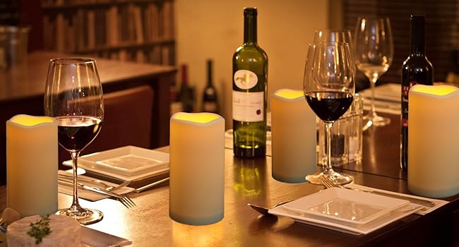 Waterproof flameless candles