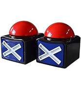 DOXISHRUKY 2Pcs Game Buzzer, Answer Buzzers for Game Show with Light & Alarm Sound Game Show Butt...