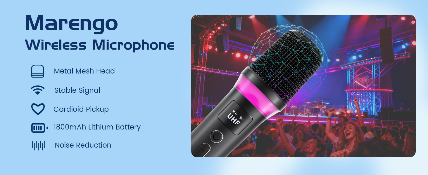 wireless microphone karaoke mic
