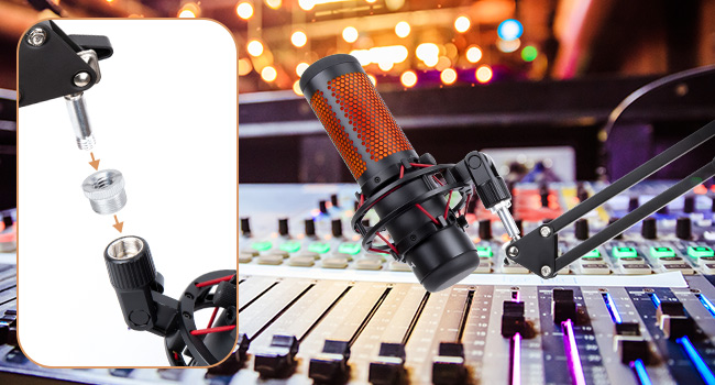 Free your hands and increase your working space fifine k688 hyperx quadcast s shure mv7 blue yeti x