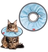 Agape Soft Cat Cone Collar Blue L