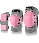 BOSONER Adult/Child Knee Pads Elbow Pads Guards Protective Gear Set for Cycling Bike Skateboardin...