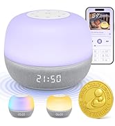 2025 Mom's Choice Awards | Sound Machine Baby White Noise Machine with Sunrise Alarm Clock & App ...