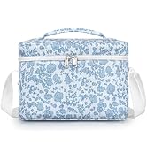 TESAFNG Insulated Lunch Bag for Women, Cute Corduroy Reusable Lunch Box for Adult, Leakproof Cool...