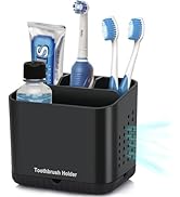 PARKMANI Toothbrush Holders for Bathrooms, Kids Electric Toothbrush and Toothpaste Holder, 4 Slot...