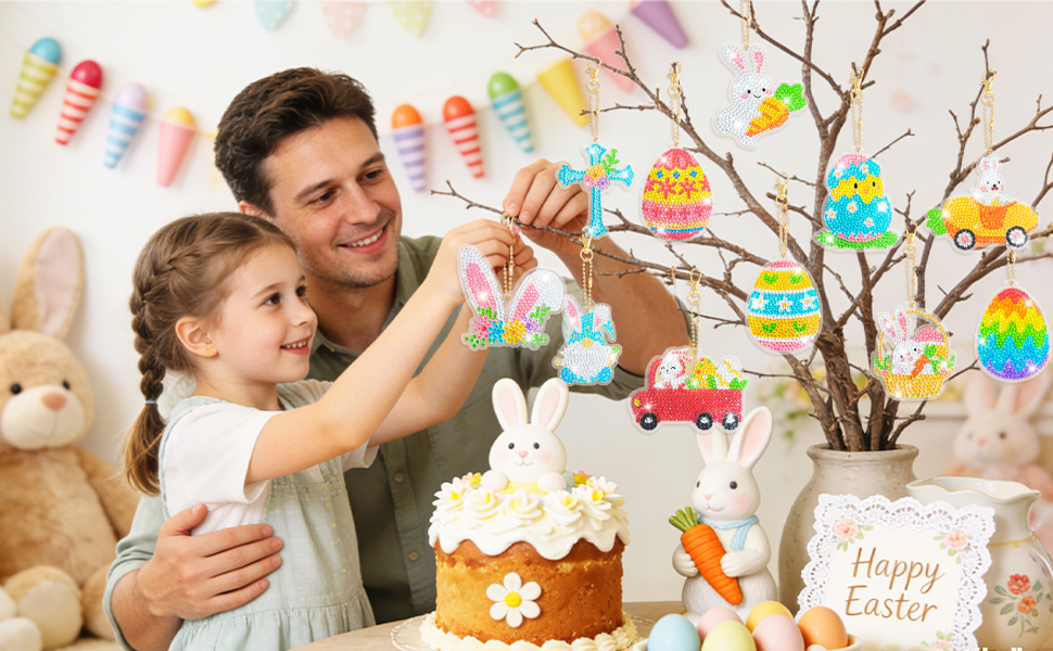 bunny egg ornament decoration