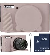 SZHSYJY Camera Case for Canon PowerShot SX740/ SX730 Digital Camera,SX740 HS Case, Soft Silicone ...