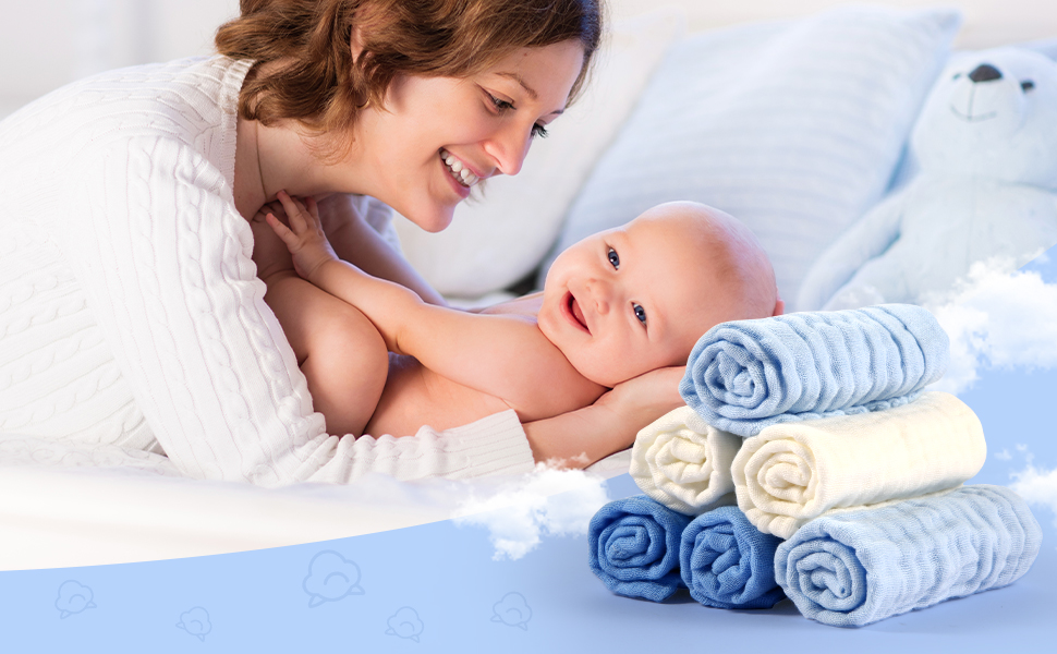 baby face towels set