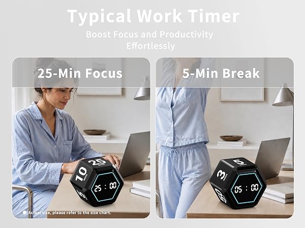 Rotating Pomodoro Timer