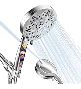 Clarston Filtered Shower Head with Handheld, 10 Modes High Pressure Detachable Showerhead with Fi...