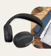 Jabra Evolve2 65 Flex Wireless Stereo Headset - Bluetooth, Noise-Cancelling ClearVoice Technology...