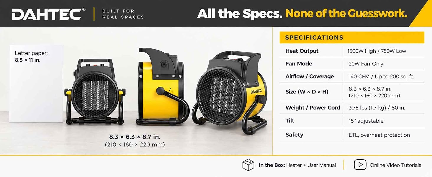 SPECIFICATIONS