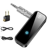 Premium Pro Bluetooth 5.4 Transmitter Receiver, AUX 3.5mm Jack Aircraft Airplane Wireless Audio A...