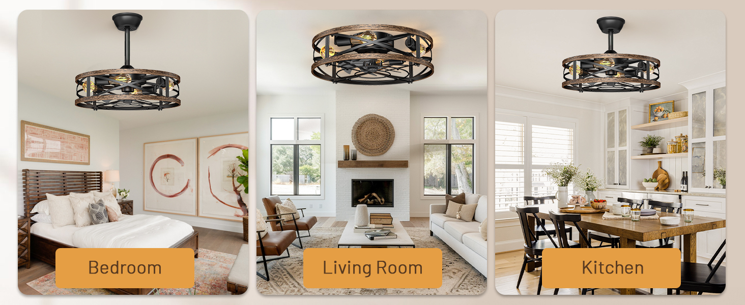 industrial ceiling light fan