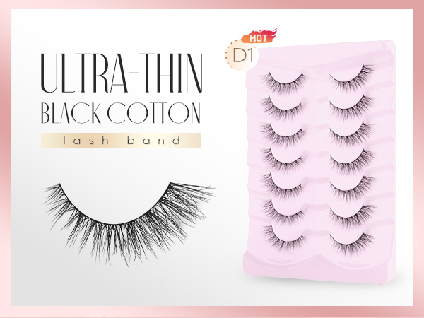 Natural Lashes Wispy Lashes Natural Look False Eyelashes