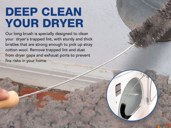 dryer lint cleaning brush
