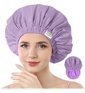 Years calm Reusable Waterproof Shower Cap,Hair Cap for Women | Double layer protection helps keep...