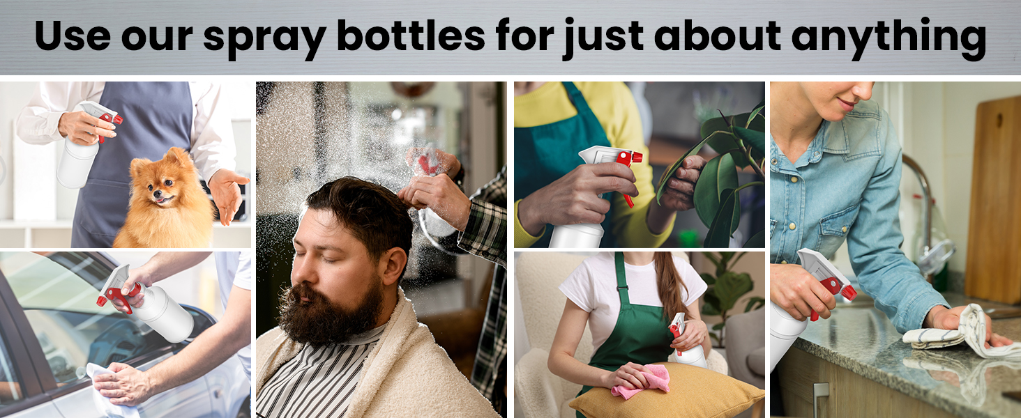 plastic spray bottle