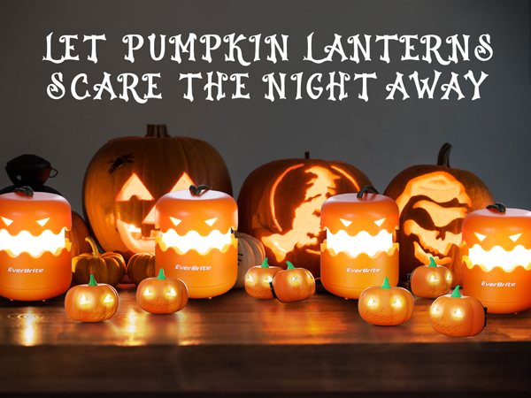 pumpkin lights battery operated