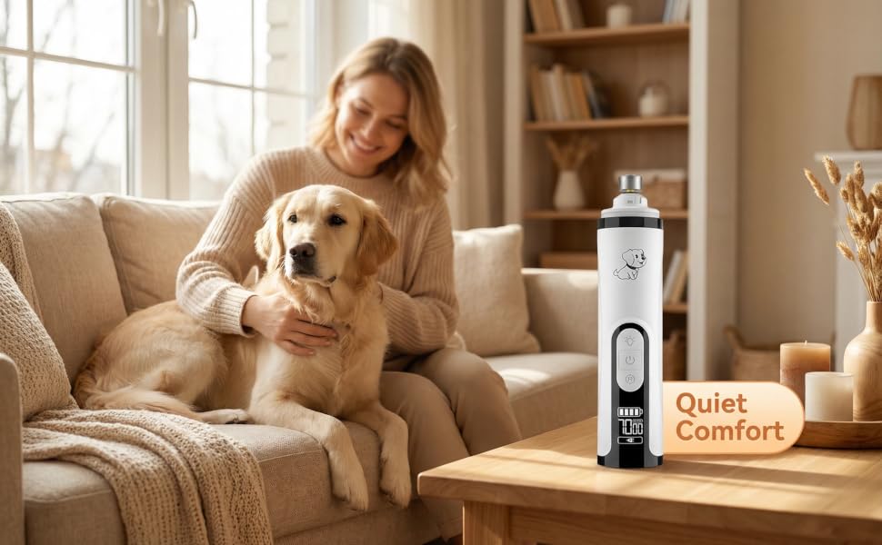2026 New Ultra Quiet Dog Nail Grinder