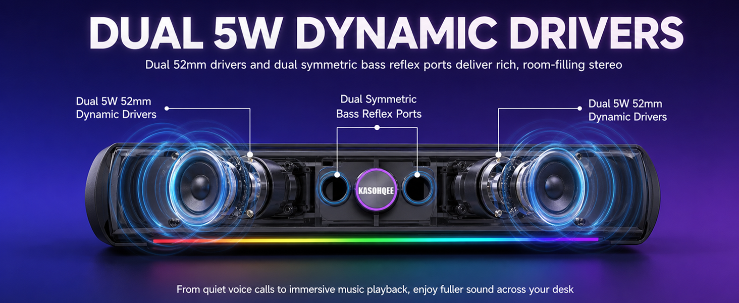 Computer Speakers for Desktop PC