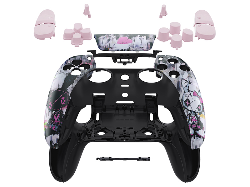 eXtremeRate Full Set Shell Buttons Touchpad Cover for PS5 Edge Controller Replacement Shell Plates