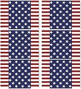 Memorial Day Placemats Set of 6 Patriotic Freedom Stars Place mats Veterans Day 4th of July Plast...