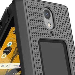 cat s22 flip phone case with grid texture enhanced grip