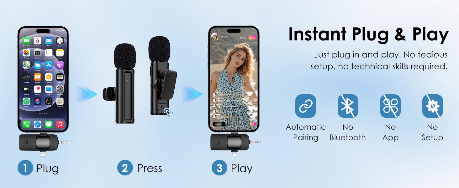 iphone microphone for video recording