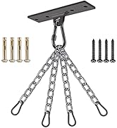Dolibest Heavy Duty Boxing Punching Bag Chain,Wall Mount Ceiling Hooks for Boxing& MMA,Wood Beam ...