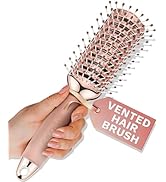 Lily England Vented Hair Brush for Blow Drying - Easy Detangling Hairbrush for Women for Fine, Th...